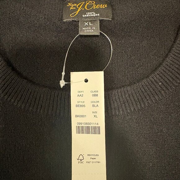 Cashmere crewneck sweater - Picture 1 of 8